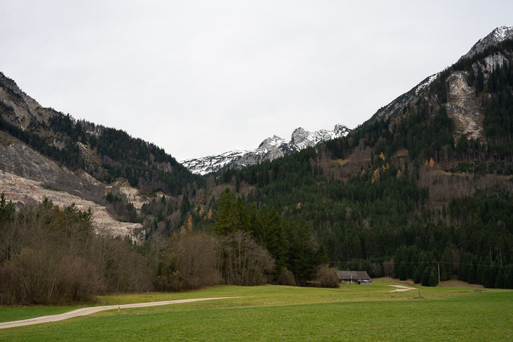 Taleinschnitt am Streinbruch