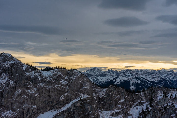 das Brentenjoch aus der Luft